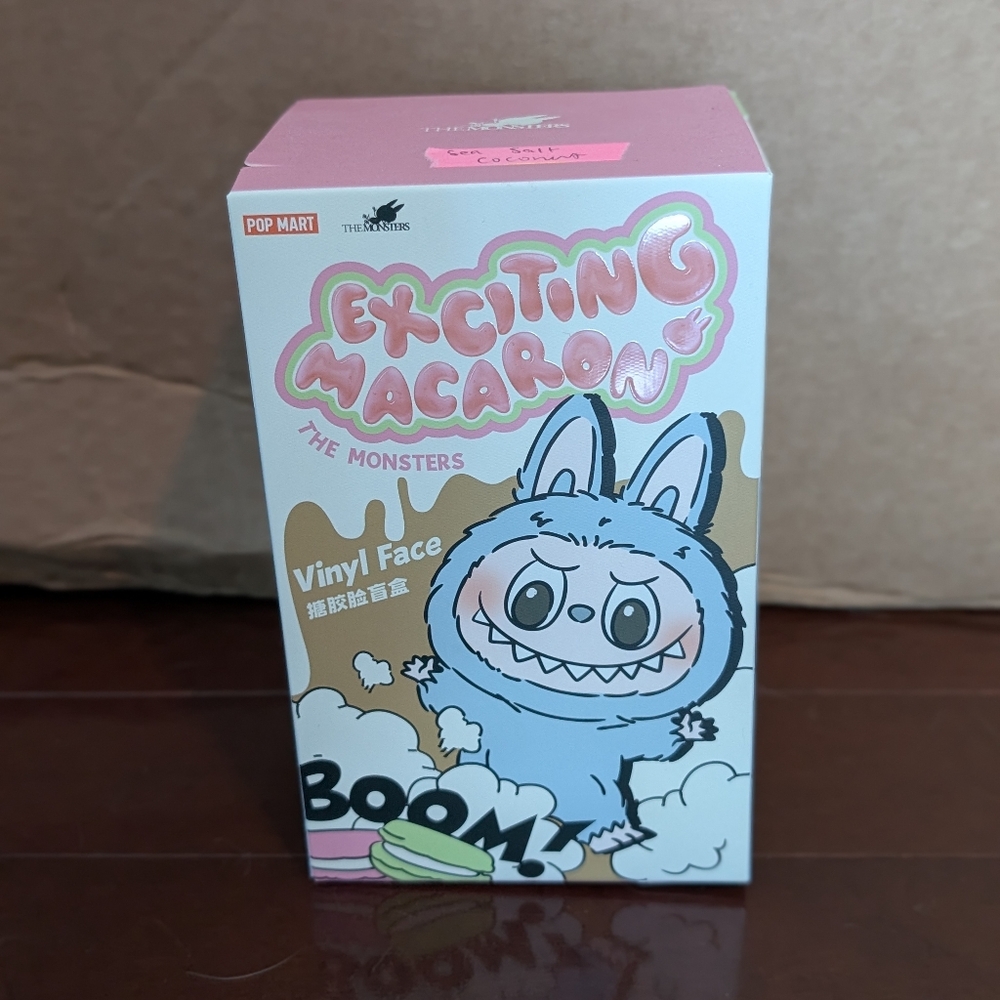 Authentic POP MART SEALED Bag Labubu Exciting Macarons Vinyl Sea Salt Coconut
